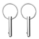 2 Pieces MagiDeal Stainless Steel Boat Bimini Top Deck Hinge Quick Release Ball