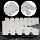 TR30 Degree Screw Thread Gauge Gage Grinding Stainless Steel Welding Feeler Tool