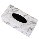 2x PU Leather Tissue Box Case Cover Paper Napkin Holder Home Office Decor