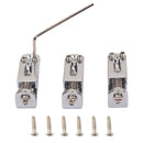 3 Pieces Solo Single Guitar Bridge With Wrench For 3/4/5/6/7/8 String Guitar,