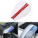 2 Pcs Rain Shield Water Guard Car Truck SUV Rear Mirror Rain Board Eyebrow PVO