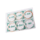 Set of 12 DIY Stainless Steel Acoustic Folk Guitar Replacement Strings Clear