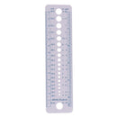Knitting Accessories Needle Gauge Inch Sewing Ruler Tool CM 2-10mmSize Measur JR
