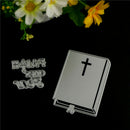 2pcs Faith Over Fear Metal Cutting Dies For DIY Scrapbooking Album Paper CardsM&