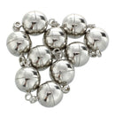 10pcs Magnetic Alloy Round Ball Magnet Clasp 10mm DIY Necklace Bracelet G9N8