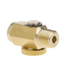 1/4" NPT Inline Brass Regulator Solid Compressed Air Pressure Valve Tool