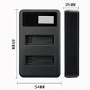 Fits for GOPRO4 Safe Camera Battery Charger LCD Display USB Input For AHDBT-401