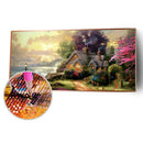 5D Full Round Drill Diamond Painting Mountain Scenery DIY Embroidery (Y028)