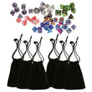 49X Polyhedral Dices Set Two Colors 16mm for Dungeons &Dragons RPG MTG Dice