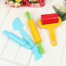 Pcs/set Modelling Plasticine Clay Moulds Trowel Childrens Mixed Dough