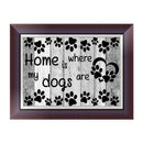 5D DIY Diamond Painting Cross Stitch Dog Home is Where Rhinestone Embro