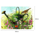 5D DIY Full Drill Diamond Painting Village Bird Cross Stitch Embroidery Kit