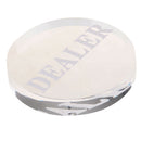 Acrylic Round Professional Poker Dealer Buttons for Casino Card Games 56mm