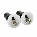 Toilet Seat Top Fix Screws Fixings 2 Pairs Universal Expanding Rubber Screw
