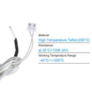 5 pcs 3950 NTC Thermistor Temp Sensor 100K for Ender 3 Pro 5 CR-10 CR-10S  .