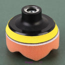 7 Pcs 3 inch Buffing Pad Auto Car Polishing Wheel Kit Buffer + M14 Drill Ad
