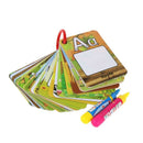 Water Drawing Card 26 Alphabet Coloring Book & 2 Magic Pen Letter Card Pain T9K9