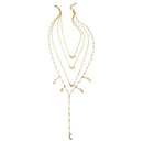 Moon Star Pendant Necklace Love Rhinestone Multilayer Choker Women Jewelry