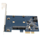 PCI Express to SATA 3.0 mSATA Controller SATA III 6GB/s Adapter for Desktop