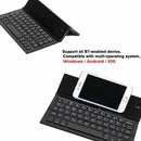 Folding Keyboard,Portable Ultra-thin Wireless BT Keyboard Aluminum Alloy wi
