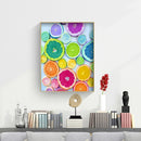 Colorful Oranges Rhinestone Full Round 5D DIY Diamond Painting Wall Picture