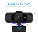4MP Rotatable USB 2K 1080P Webcam with Mic Web Camera for  Laptop Video Calling