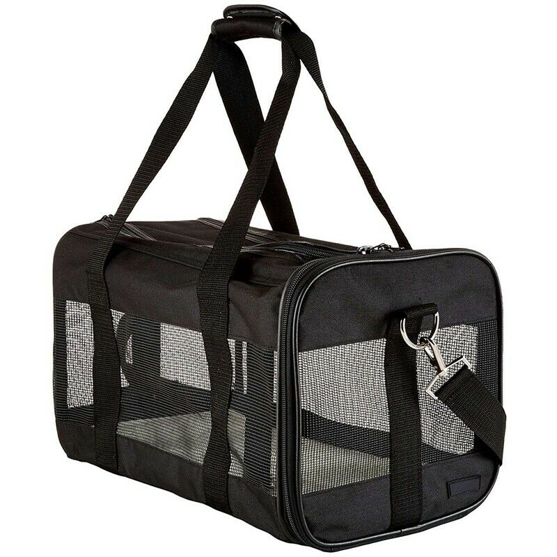 Collapsible Pet Carrier For Cat And Puppy,Top Loading, Sturdy Bottom, Adjus
