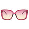 2x Square Fashion Cat Eye Sunglasses Oversized Summer Designer Sun Glasses