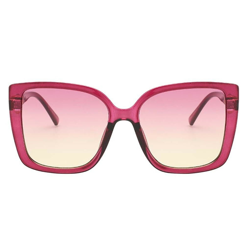 2x Square Fashion Cat Eye Sunglasses Oversized Summer Designer Sun Glasses
