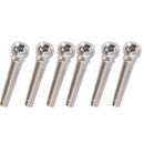 6Pcs 28mm Copper Bridge Pins For Acoustic Guitar Replacement Instrument Parts