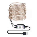 USB LED String Lights Waterproof App Control Copper Wire Lamps (2m 20LED) A