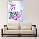 Flower Umbrella 5D Diamond DIY Painting Cross Stitch Kit Home Decor Craft A