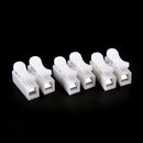 30x Self Locking mini 2Pin Cable Connectors Quick Splice Lock Wire Terminals gN