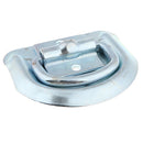 2pcs Trailers D-Ring Rope Tie Down Anchor w/ Recessed Pan for Truck Flatbed
