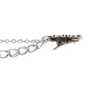 Women Sweater Shawl Clips Cardigan Dresses Brooch Flowers Collar Pins Chain G JR