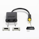 16cm 1-in-2 out Digital Optical Audio Splitter Adapter Cable Device for CD DVD