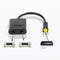 16cm 1-in-2 out Digital Optical Audio Splitter Adapter Cable Device for CD DVD