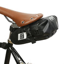 Bicycle Saddle Bag Black Under Seat Organizer w/ Tail Light Hanger Waterproof