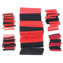 127Pcs Weatherproof heat shrink sleeving tubing tube assortment kit black gl FT