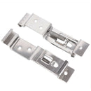 2X European Car License Number Plate Frame Holder Trailer Clips Spring Brack BX