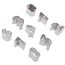 Stainless Steel Mold  Number Cutter Cookie/Fondant Cutter Set Cake DecoratingME