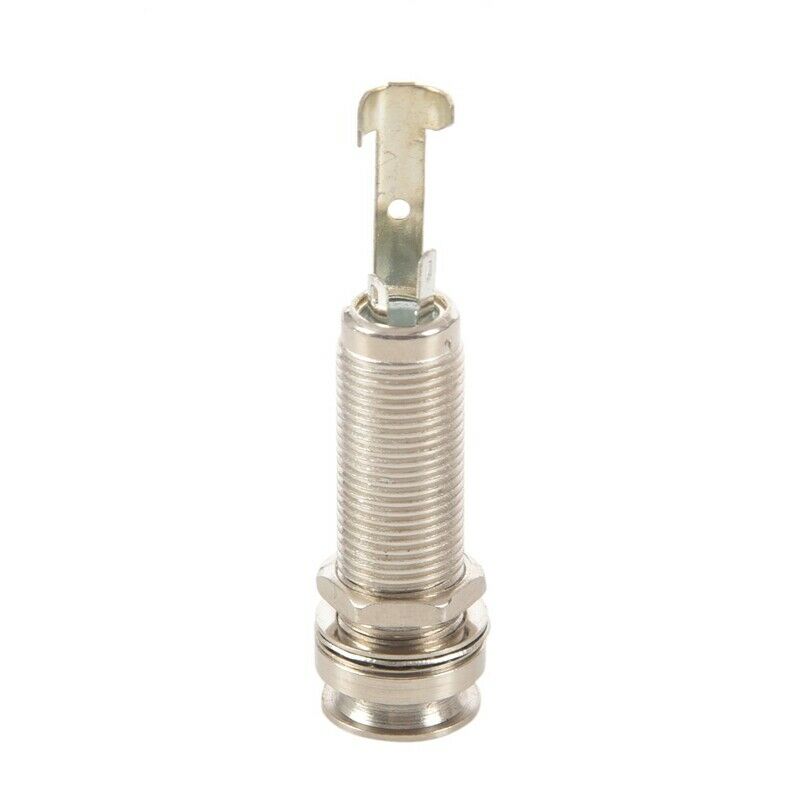 Cylinder Clip End Pin Mono Panel Output Jack Socket For Electric Guitar Bas