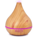 400Ml Aroma Air Diffuser Wood Ultrasonic Air Humidifier Essential Oil Aroma