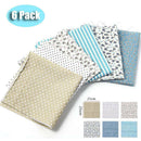 Mixed 100% Cotton Fabric Material Bundle Scraps Offcuts Quilting Quilt Fabric x6
