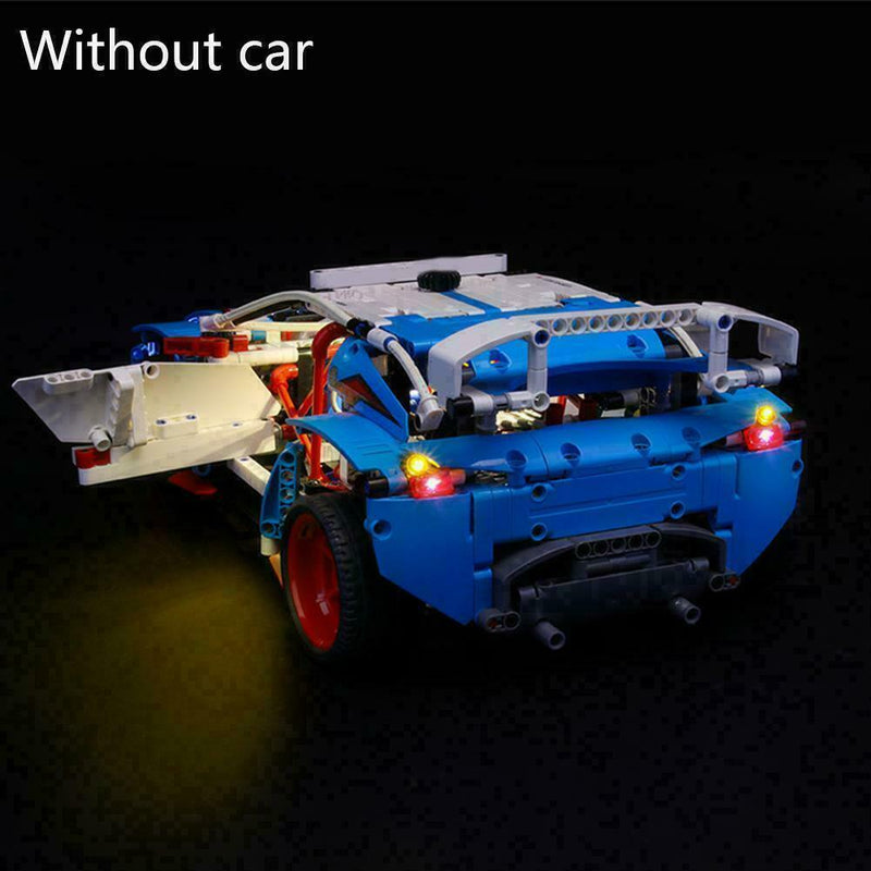Rally Car Compatible For LEGO Mechanical Group 42077 Lighting LED Set Light G3O8