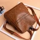 New Soft PU Wild Fashion Lightweight Simple Ladies Large Capacity Backpack