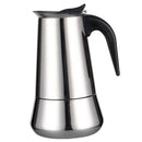 Stainless Steel Stovetop Moka Espresso Coffee Maker Pot Percolator 2 Cup