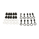 10Pieces DC 5.5x2.5mm Power Supply Jack Socket With Dustproof And Screw Nuts