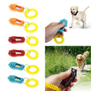 2Pcs Big Button Dog Cat Training Clicker, Clickers with Wrist Bands Red