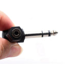 2Pcs 3.5mm Stereo Female to 6.35mm 1/4inch Male Headphone Audio Converter